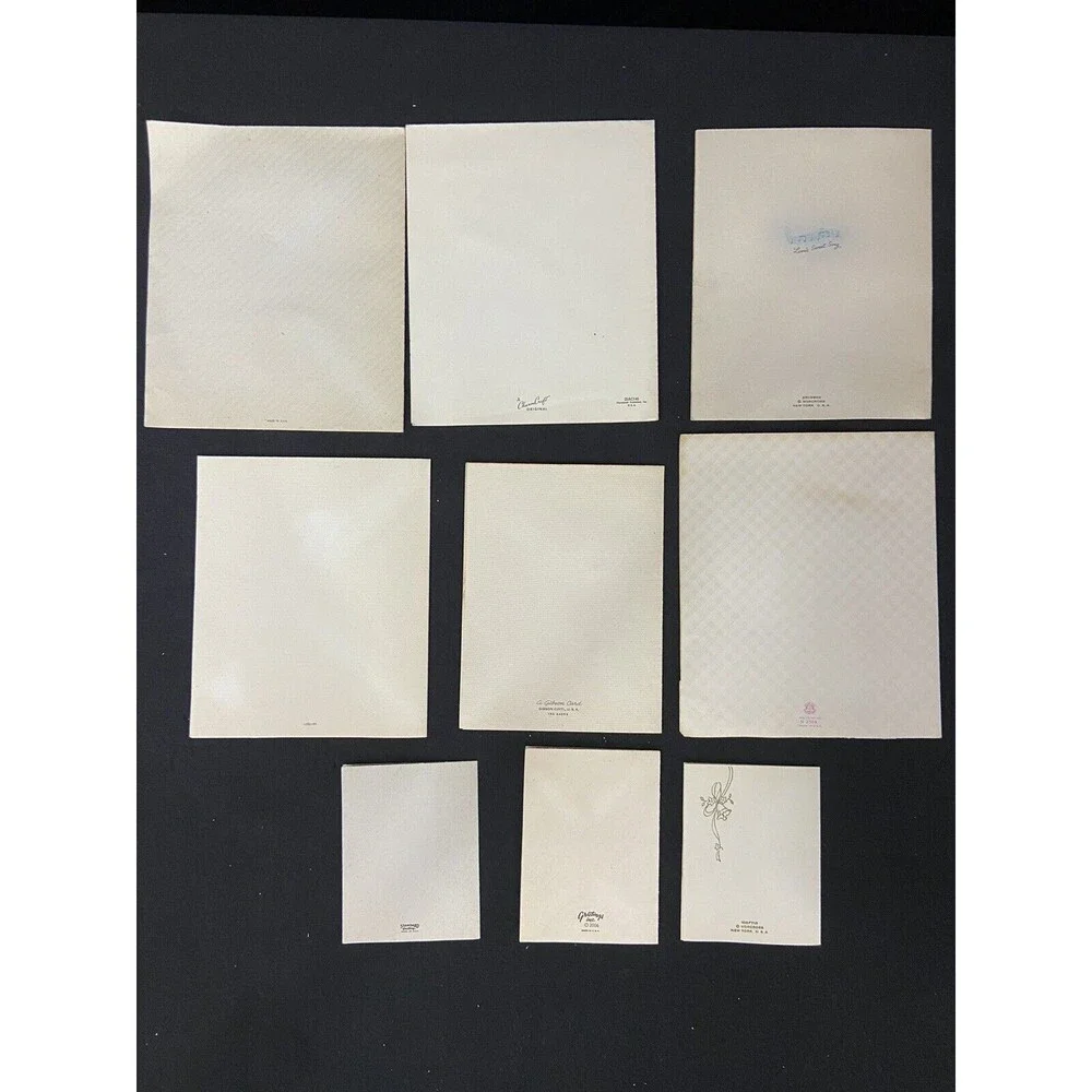 Midcentury Vintage 40s/50 Wedding 25 Cards Signed Paper Ephemera Scrapbook Annev